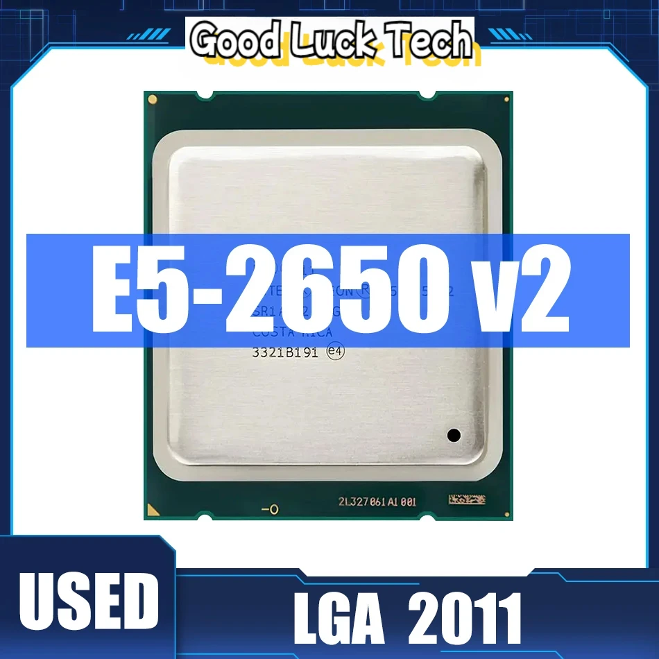 

Used for Intel Xeon Processor E5-2650 V2 E5 2650 V2 CPU 2.6 LGA 2011 SR1A8 Octa Core Desktop processor e5 2650V2