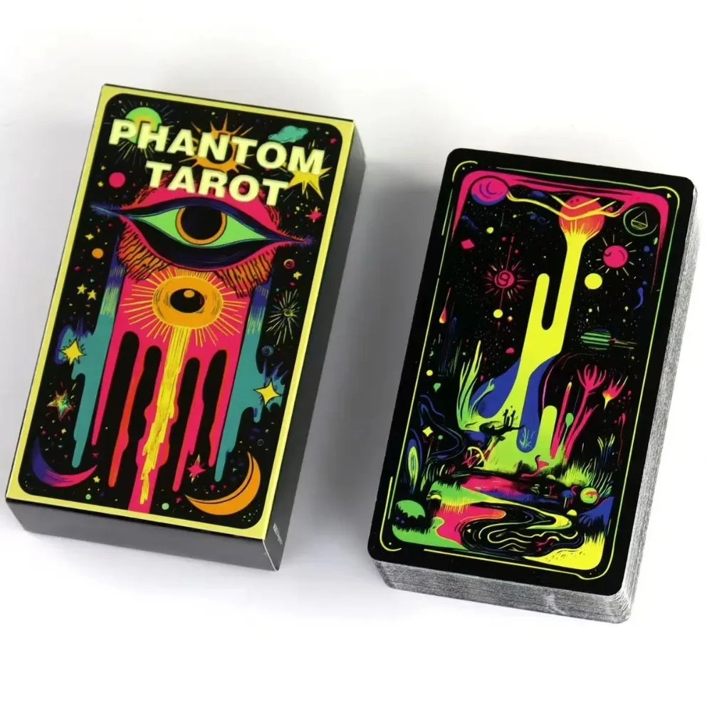Phantom Tarot Tarot Card, with Clear Starry Sky Style and Thick Texture, Suitable for Novice Divination and Entertainment