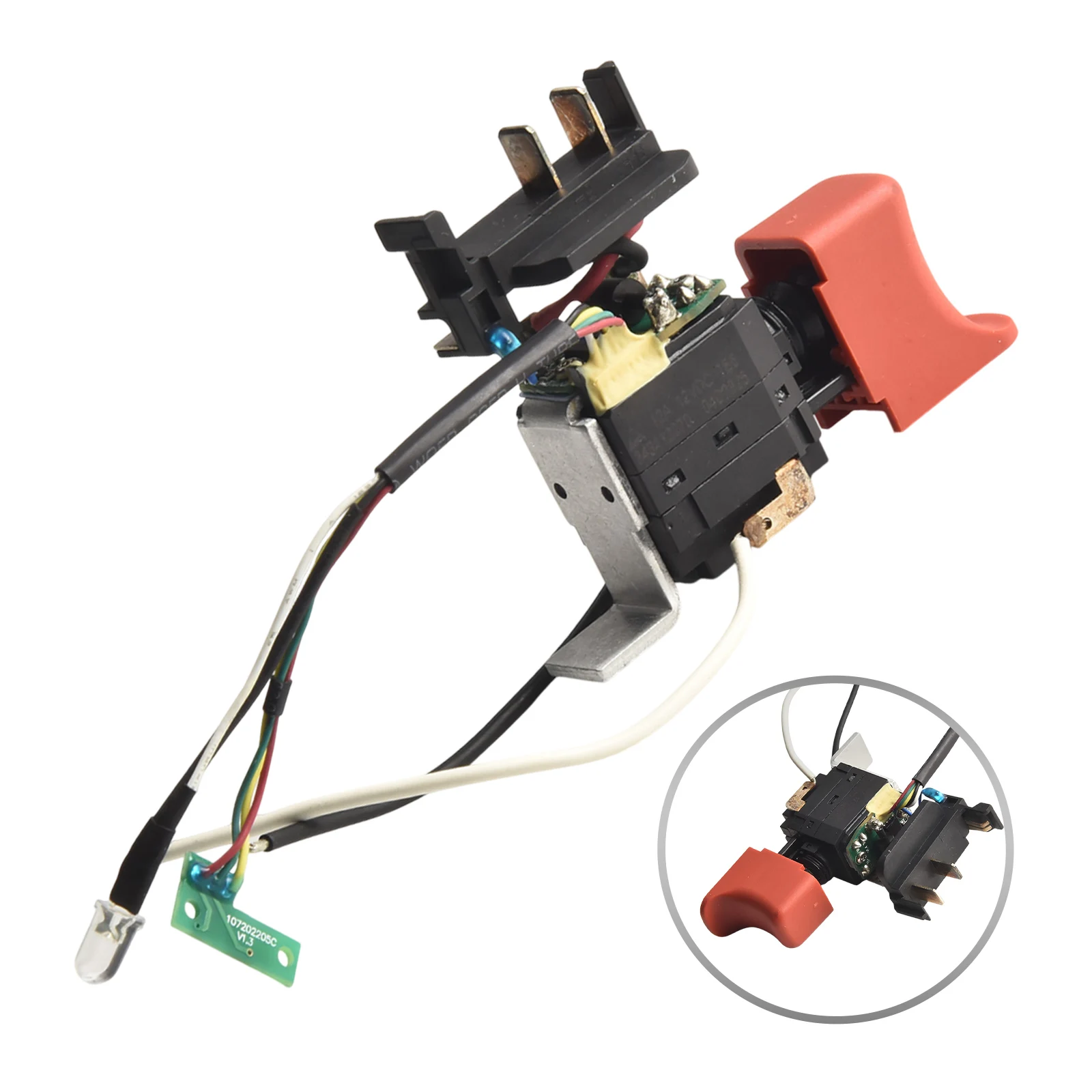 

BS10.8V триггерный переключатель аккумуляторной дрели для BS 10,8 В 12 В, часть электроинструмента, аксессуары для электроинструментов, электрооборудование