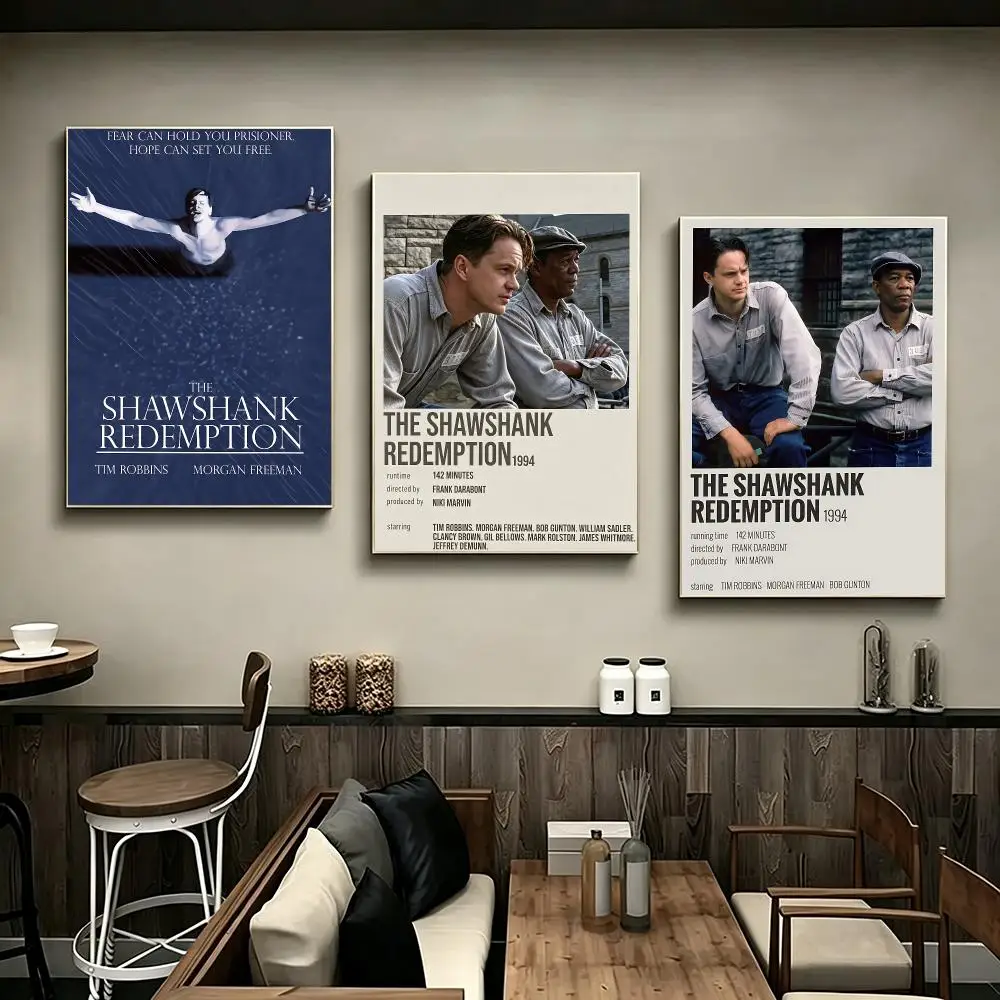 Movie The Shawshank Redemption Poster Poster HD Printing Modern Minimalist Style Wall Art Home Decor For Office Bedroom Gift