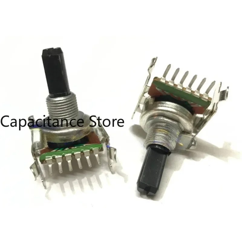 

5PCS 161 type dual 6-pin B20K B50K B100K balanced potentiometer with midpoint amplifier for high and low frequencies
