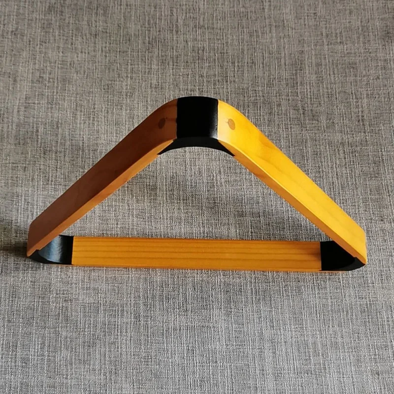 2X Wooden Billiard Ball Rack Solid Triangle Rack Pool Ball Racks Triangle Billiard Ball Racks Billiards Triangle Rack