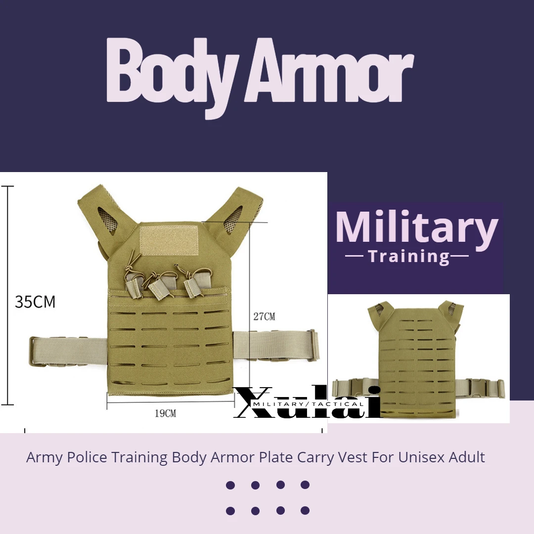 Children's Military Uniform Camouflage Military Training Body Armor Plate Carry Vest For For Kids