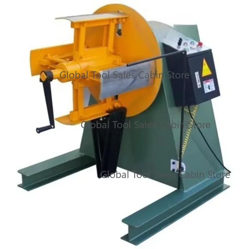 

Heavy Automatic Adjustable Steel Strip Uncoiler Machine with Motor for Sheet Decoiler Straightener Feeder