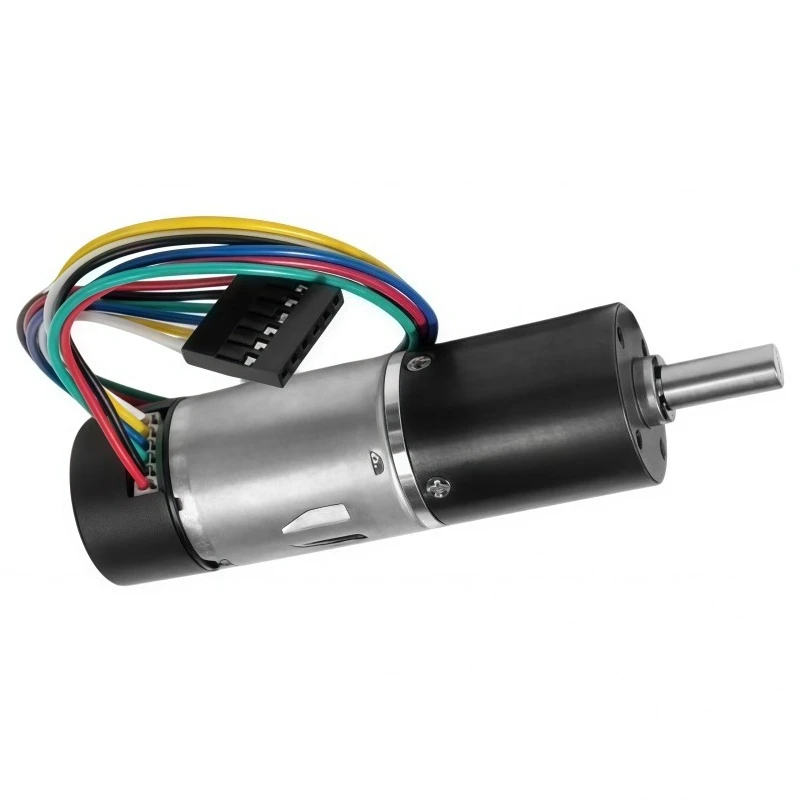Miniature DC Encoder Deceleration Motor with Dust-proof Cover GA24Y-370, Capable of Reversing Rotation, High-torque Motor