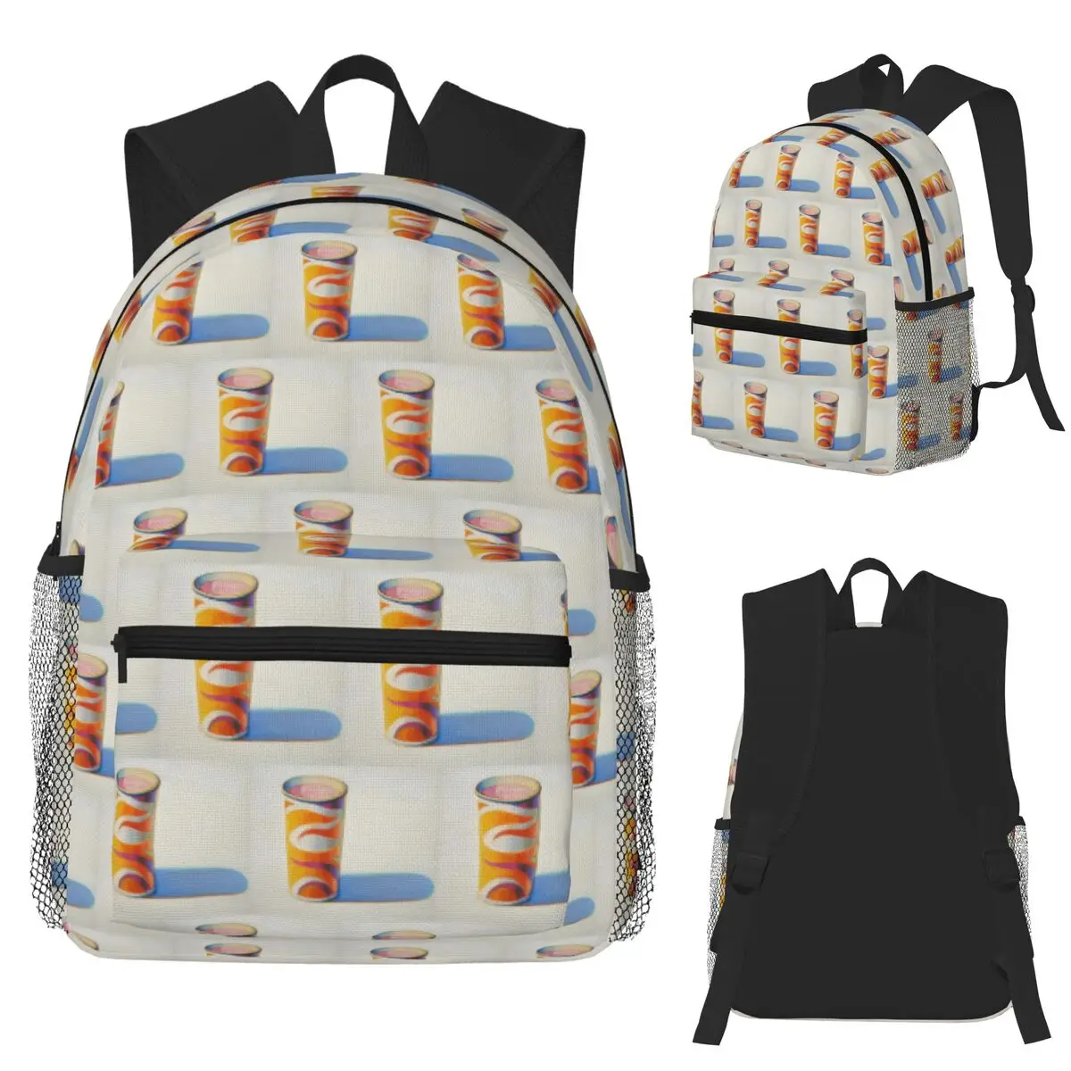 

Drink Cup - Wayne Thiebaud Student Backpack School Bag Hiking Travel Daypack for Boys Girls Fashion Bookbag Shoulder Bags