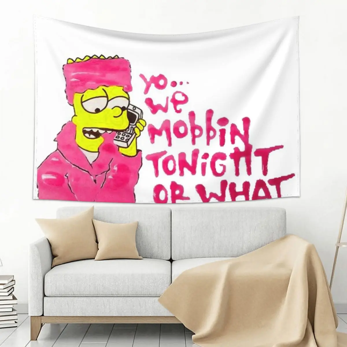 

WE MOBBIN Tapestry Room Decor Carpet Wall Room Decoration Korean Style Home Decor Accessories Tapestry