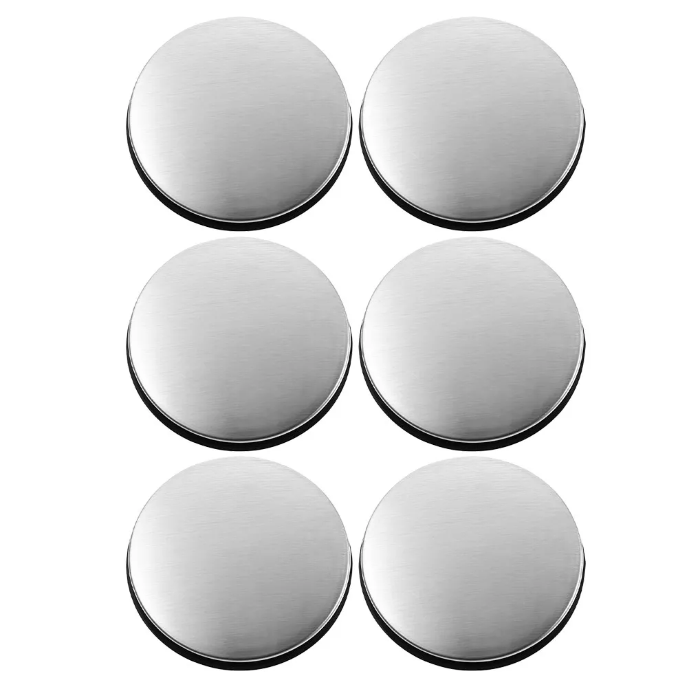 

6Pcs Stainless Sink Hole Cover for Kitchen Bathroom Washbasin Soap Dispenser Holes Leak Proof Rust Free Sleek Modern Design