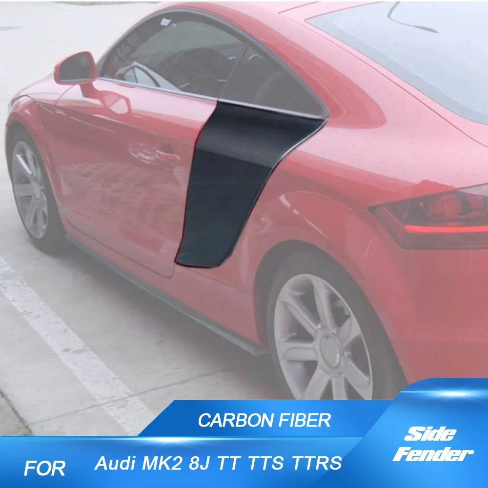 

Боковые дверные крылья, лезвия, расширители для Audi MK2 8J TT TTS TTRS Coupe 2-дверные 2008-2014, боковое крыло из углеродного волокна/FRP