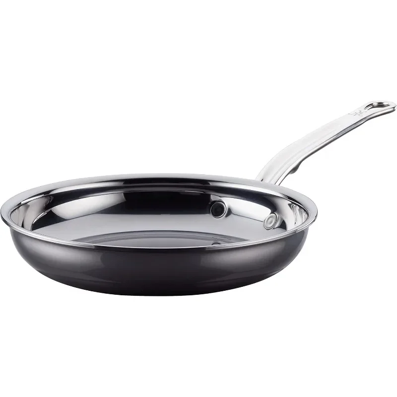 

NanoBond Collection Titanium Stainless Steel 8.5-Inch Frying Pan - Toxin, PFAS, & Chemical Free Clean Cookware