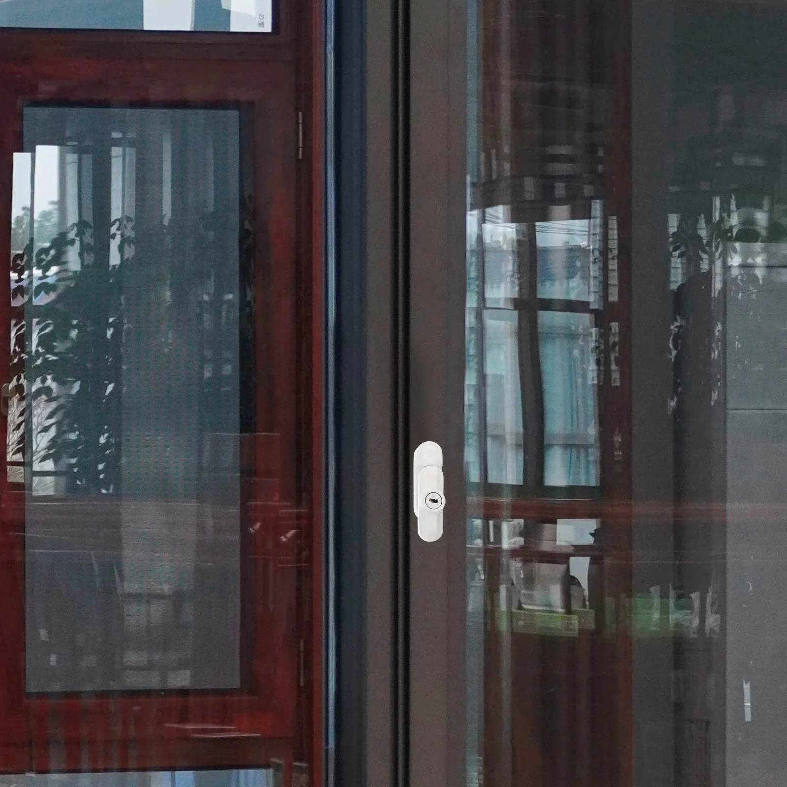 

1Set Crescent Window Lock Kit Sliding Door Security Metal Latch Replacement Easy Install Stylish Home Protection