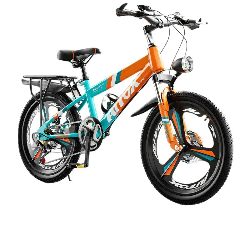 Shock-absorbing disc brake, boys and girls 7-15 years old, middle-aged and older children, princess bicycles
