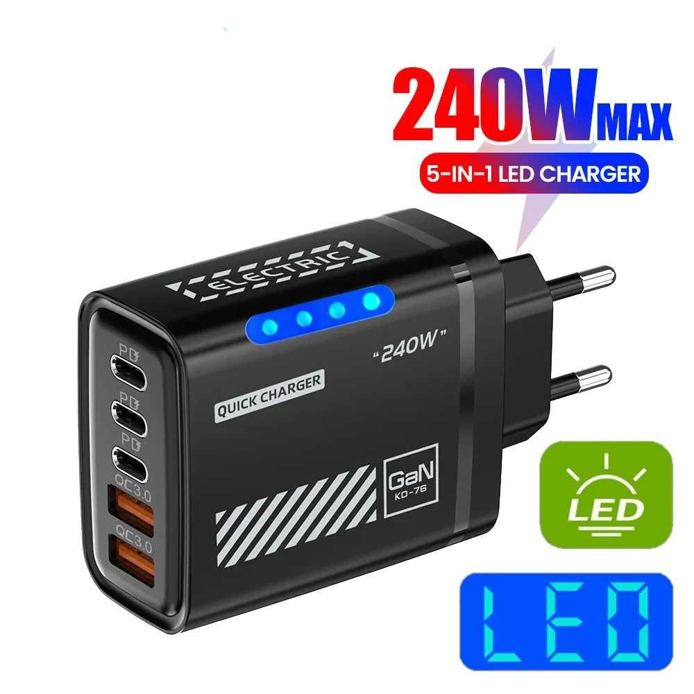 5 Port Gan Usb C Ch…