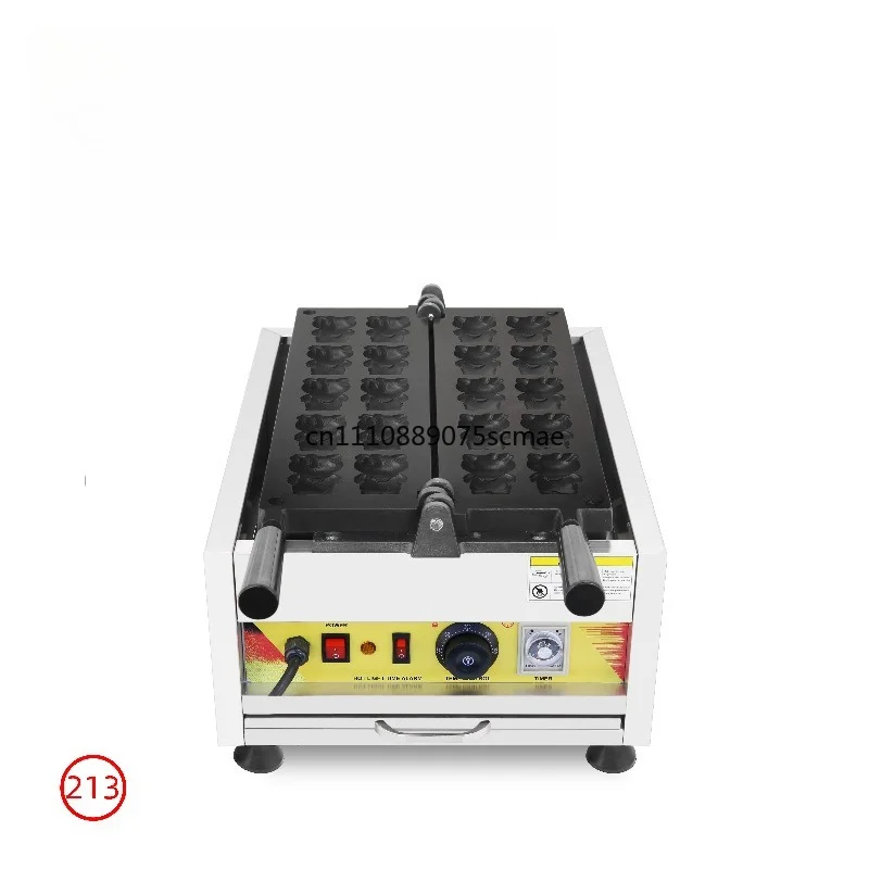 Commercial Stainless Steel Pattern Waffle Machine
