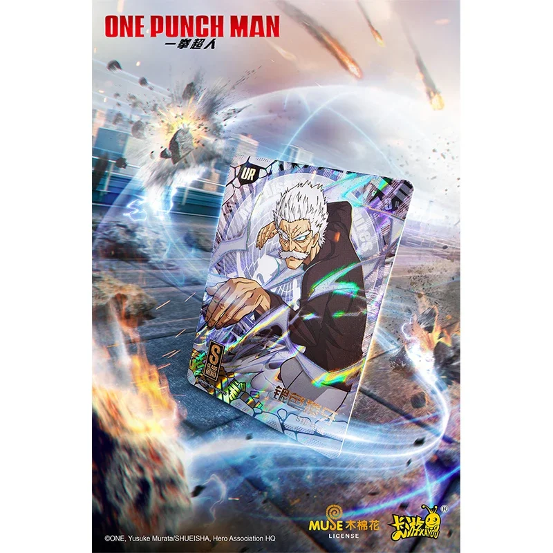 Katou kartu One Punch Man Hero Namebook versi serius BP Saitama Genos Anime kartu koleksi tempur hadiah mainan anak-anak