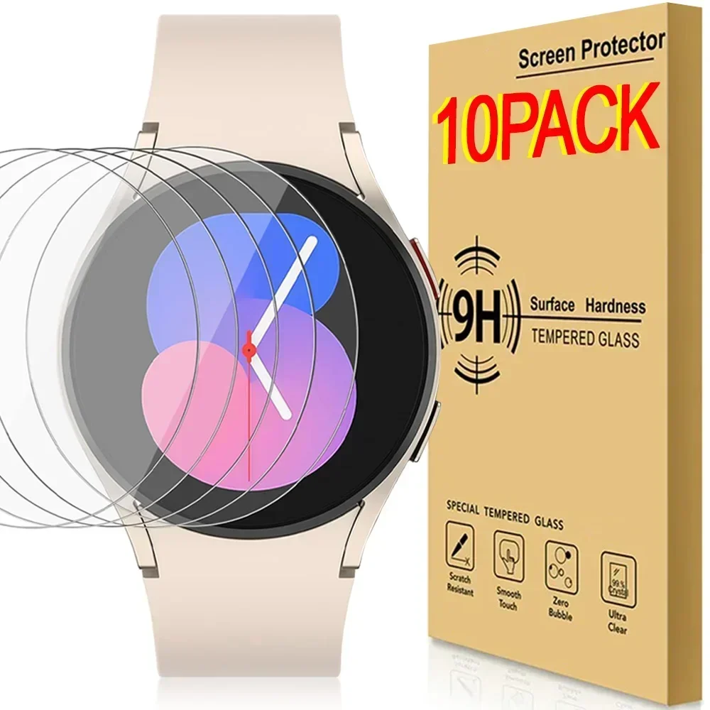 Tempered Glass Smartwatch Films for Samsung Watch 7 6 5 Classic 46mm 40mm 44mm HD Clear Anti-scratch Tempered Screen Protectors