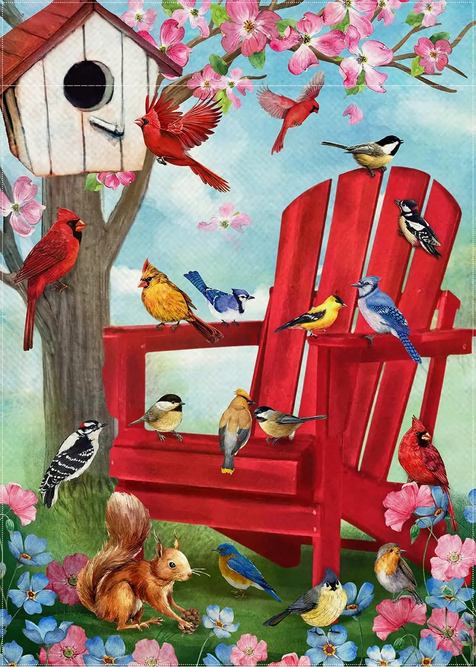 Spring Red Chair Bi… - image
