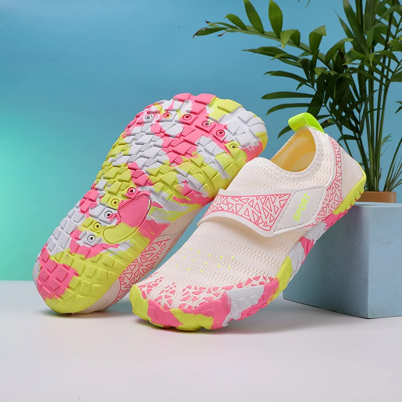 

Children Outdoor Water Shoes Barefoot Aqua Five Fingers Sock Swimming Breathable Hiking Wading Beach Outdoor Upstream Sneakers