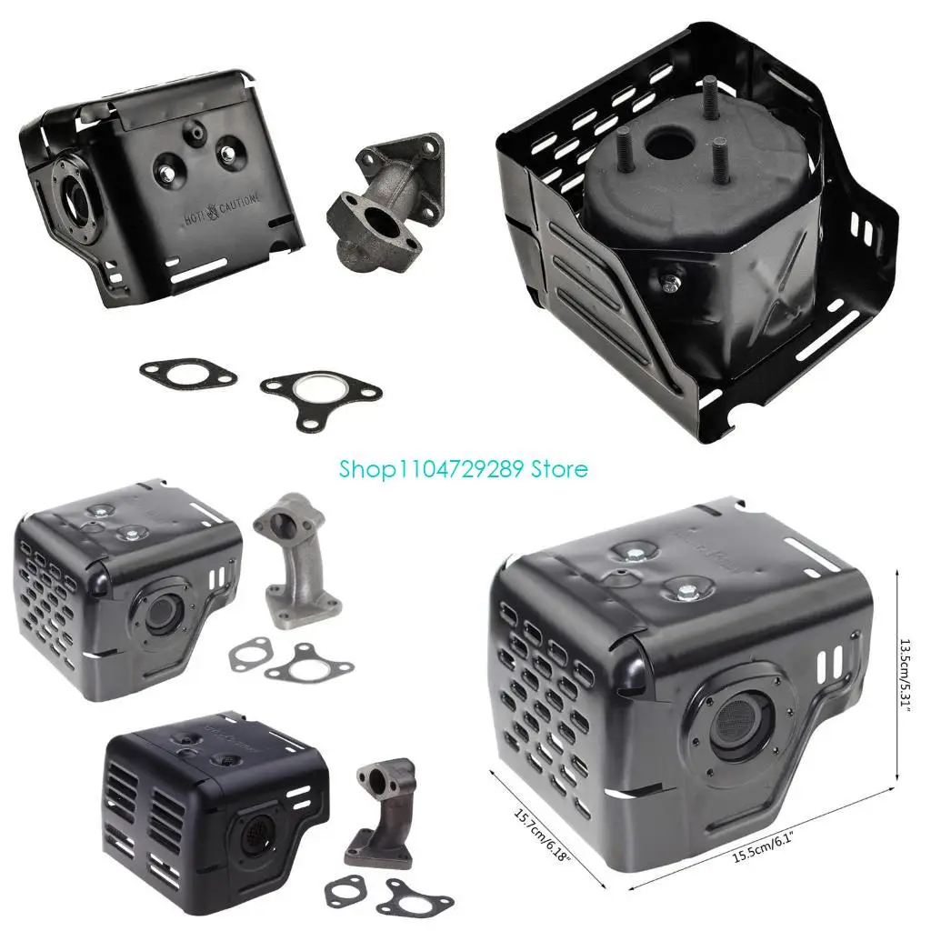 

D8KE Camp Muffler Assembly Fit for GX240 GX270 8HP 9HP Engine Motor with Exhaust Pipe