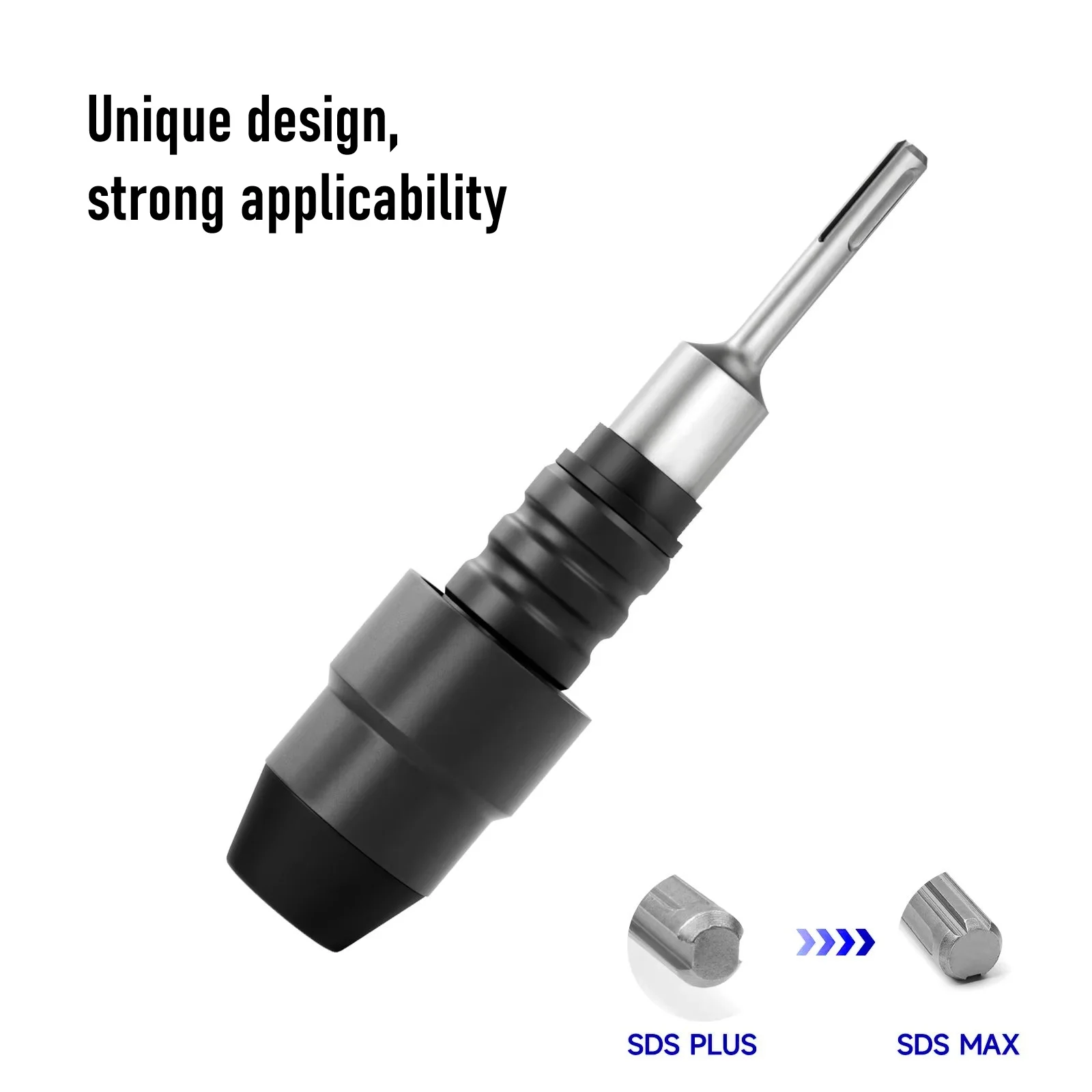 

1Pc SDS Plus to SDS Max Adapter For Rotary Hammer Drill Converter 210mm Tools Accessory Impact Drill Socket Adapter Unique desig