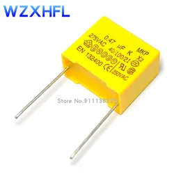 5PCS/LOT 275VAC capacitor X2 series X2 275V 0.47uF 470nF 474K 15mm Polypropylene film capacitor