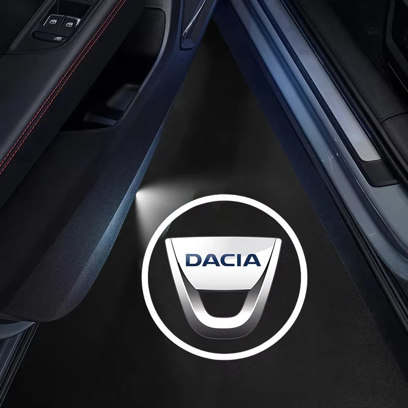2 Stück Auto-Tür-Willkommenslichter Projektorlampen Zubehör für Dacia Duster Sandero Bigster Dokker Jogger Logan Stepway Lodgy MCV – Detail 5
