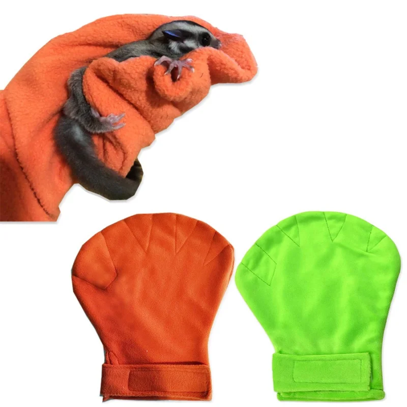 Anti bite gloves, honey bags, squirrels, flying squirrels, hamsters, pet warmth, scratch resistance, bathing, pet supplies