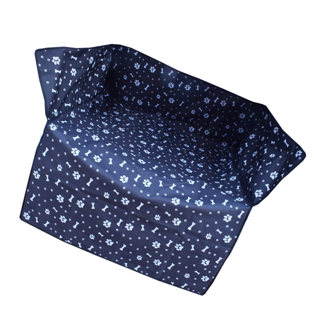 

1pc Large Car Pet Trunk Mat Waterproof Dog Seat Cover Foldable Suv Protection Pad Non-Slip Machine Washable Black Dog Car