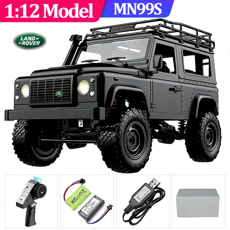

New MN99s MN98 1:12 MN Model RTR Version RC Car 2.4G 4WD RC Rock Crawler Defender Remote Control Car 1/12 RC Truck Cars Boy Toys