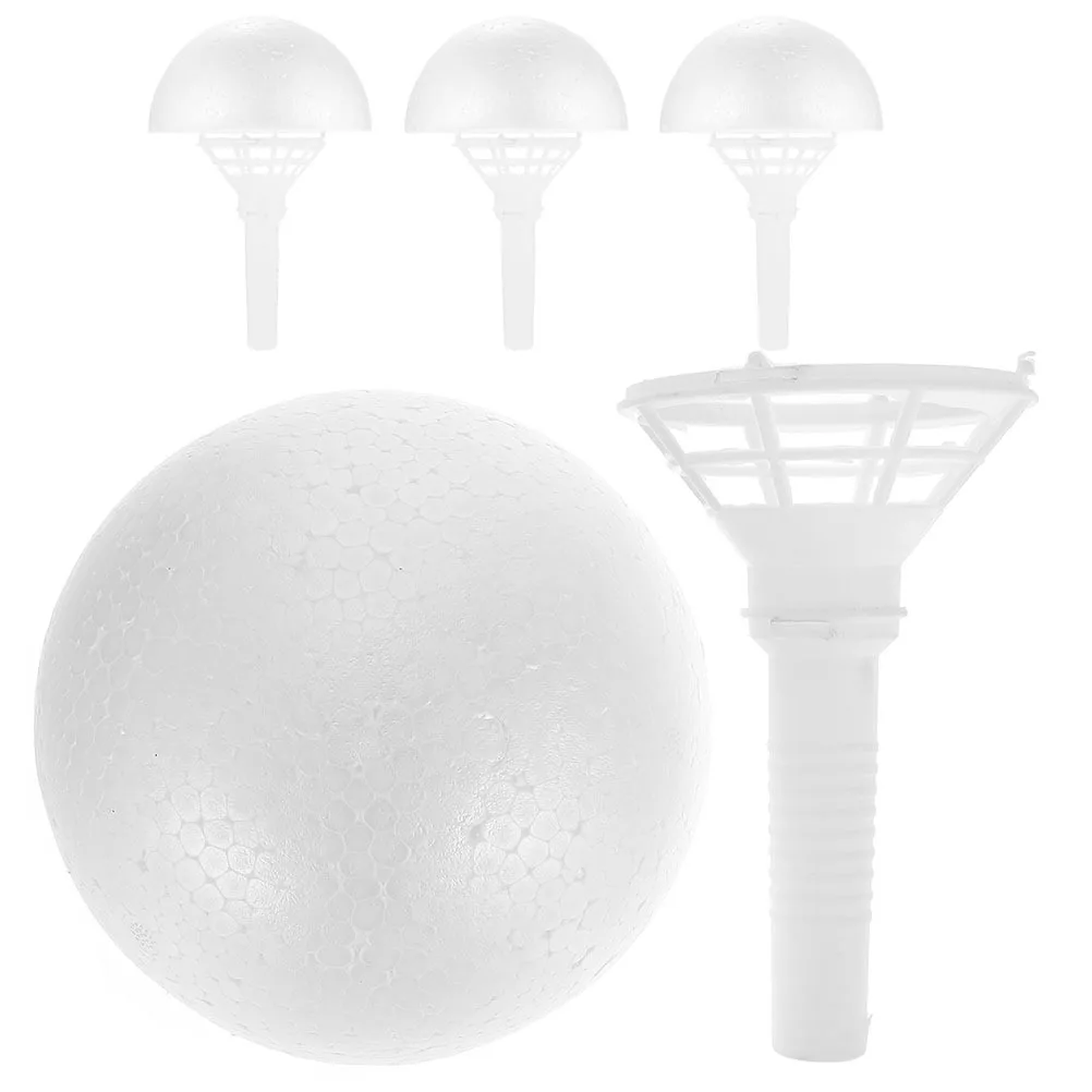 

4Sets Flower Support Handle Premium Craft Foam Bouquet Holder for Wedding Bridal DIY Decoration Bouquet Holders Floral Handle