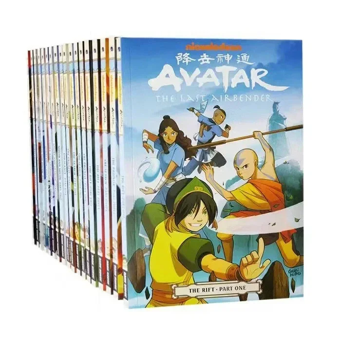Imagem -02 - Avatar: The Last Airbender Temporada Mais Quadrinho Americano Ação História de Fantasia Livro Ilustrado 18 Livros
