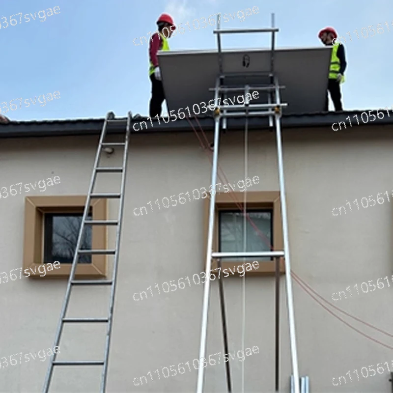 Portable Photovoltaic Panel Lift, Glass Door and Window Lift, Photovoltaic Panel Electric Small Lift