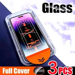 3Pcs Dust Free Proetctive Glass HD Screen Protector For Xiaomi Redmi Note 13 12 11 10 9 8 7 Pro 5G 11S 12S 10S 14C 12C 13C Film