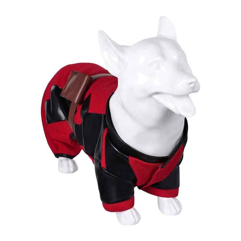 Fantasia Small Large Dog Clothes Dead Cosplay Pool Cloth 2024 Movie Male Superhero Disfraz Costume Pet Puppy Fantasy Halloween