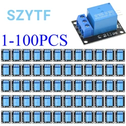 1-100PCS KY-019 5V One 1  Channel Relay Module Board Shield For PIC AVR DSP ARM For Arduino MCU DIY Kit