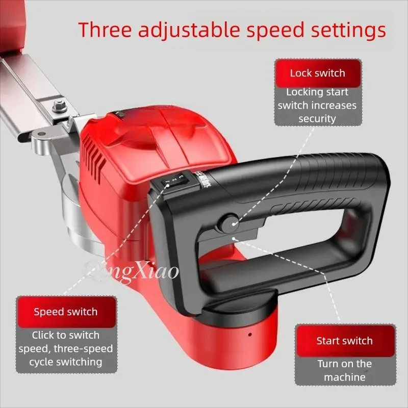 Tea Garden Pruning Machine 36V 48V Heavy Duty Tea Tree Trimmer Lithium Battery Pruner Power Tool