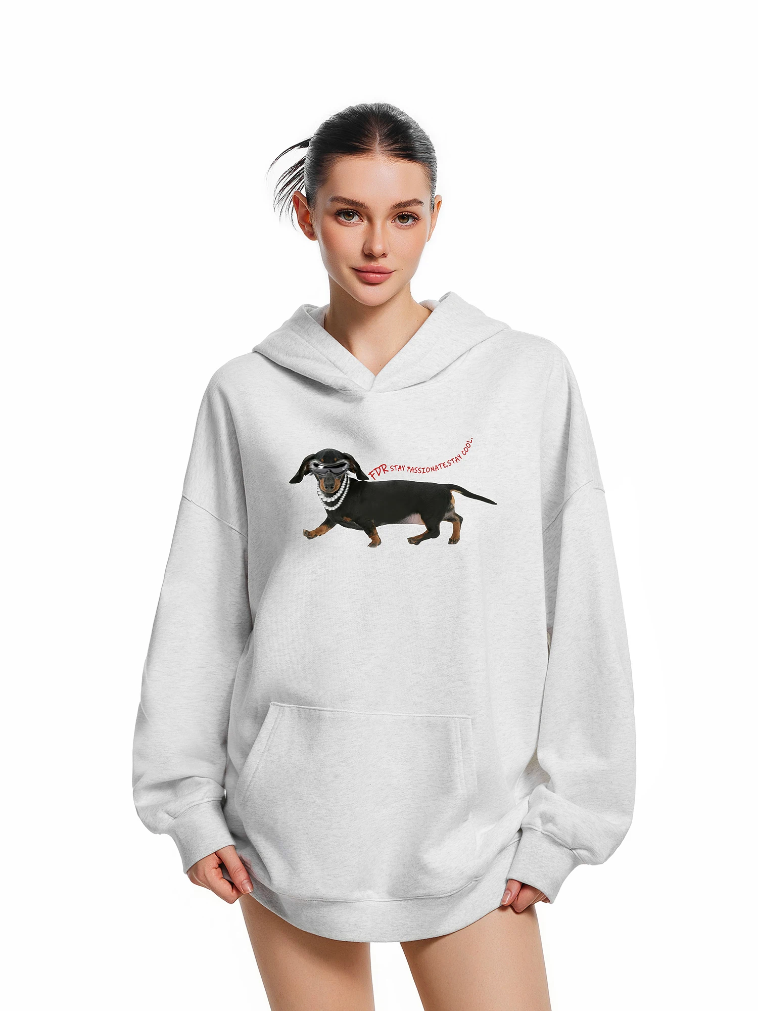 متجر FDR للرجال والنساء هوديي السجق الكلب الدفء الاحتفاظ هوديي الأمريكية Sle الرياضة زوجين القمم موسم الخريف #2