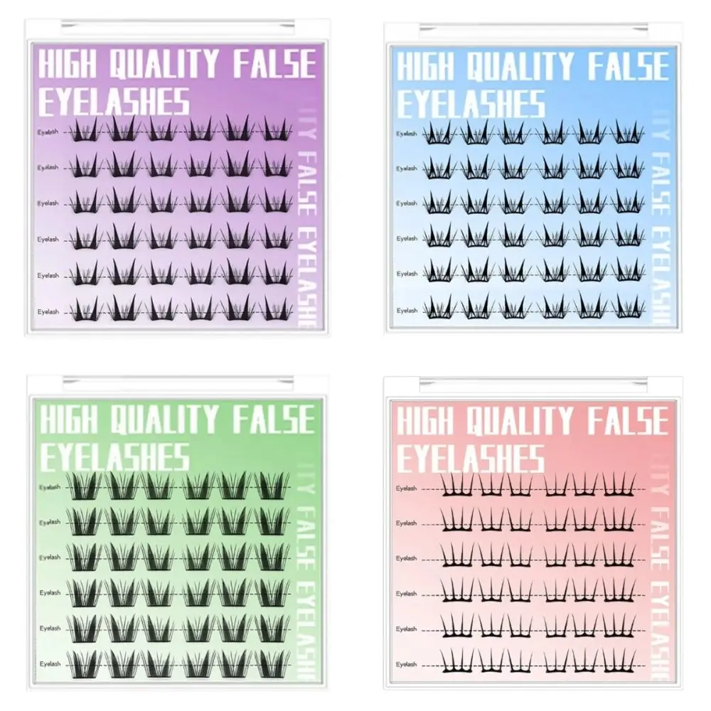 Soft Individual Lashes Press on Eyelash Clusters Easy Apply Natural Thin No Glue Eyelash Clusters Fluffy Cluster Lashes