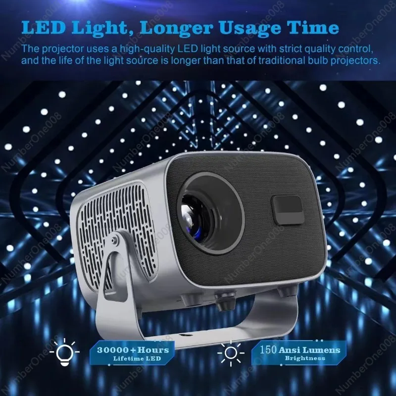 A10 New Android Projector Foreign Trade Portable Projector 4K Projector