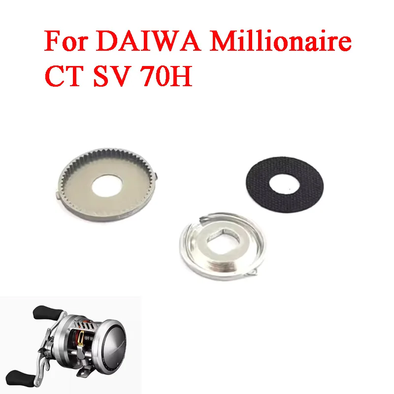 

For DAWA Millionaire CT SV 70H Cast Drum Wheel Baitcasting Reel Lure Modify Repair Unloading Alarm Accessories,No Glue Needed