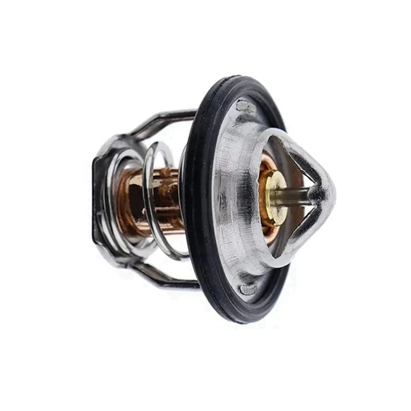 New-2X 19434-73014 71°C Thermostat 160°F With Gasket For Bobcat 463 553 753 763 773 7753 S150 S160 S175 19434-73010 6653948