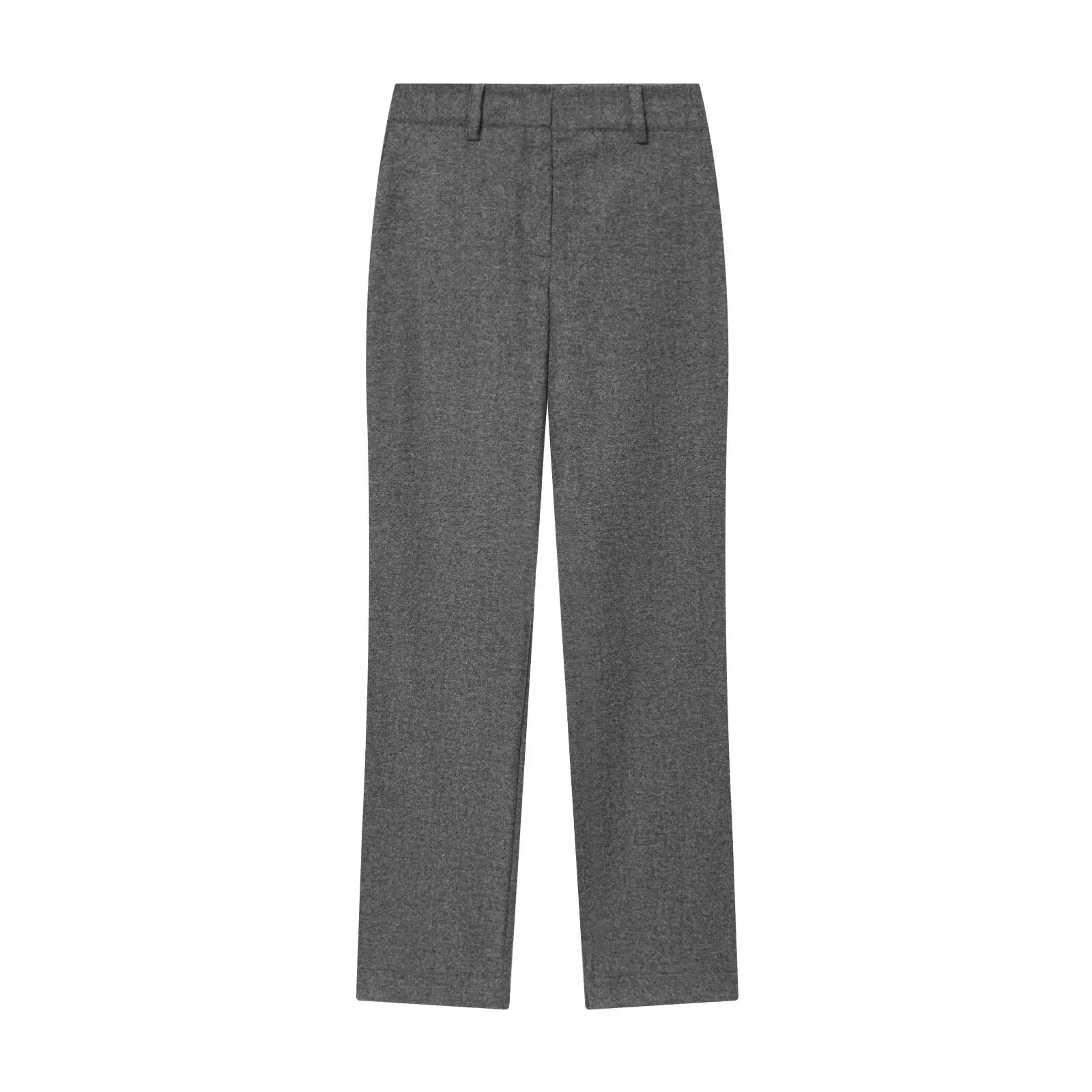 Maxdutti French Fashion Women's Commuting Wool Suit Pants Set Woman Clothes Pant Sets Vintage Grey Two Piece Set Women's Suit