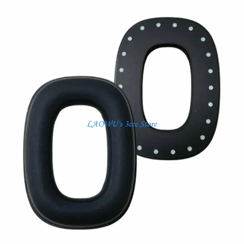 

Y8AD 1 Pair Earpad Replacement Earpad Protein Leather Memory Foam Ear Pad Cover