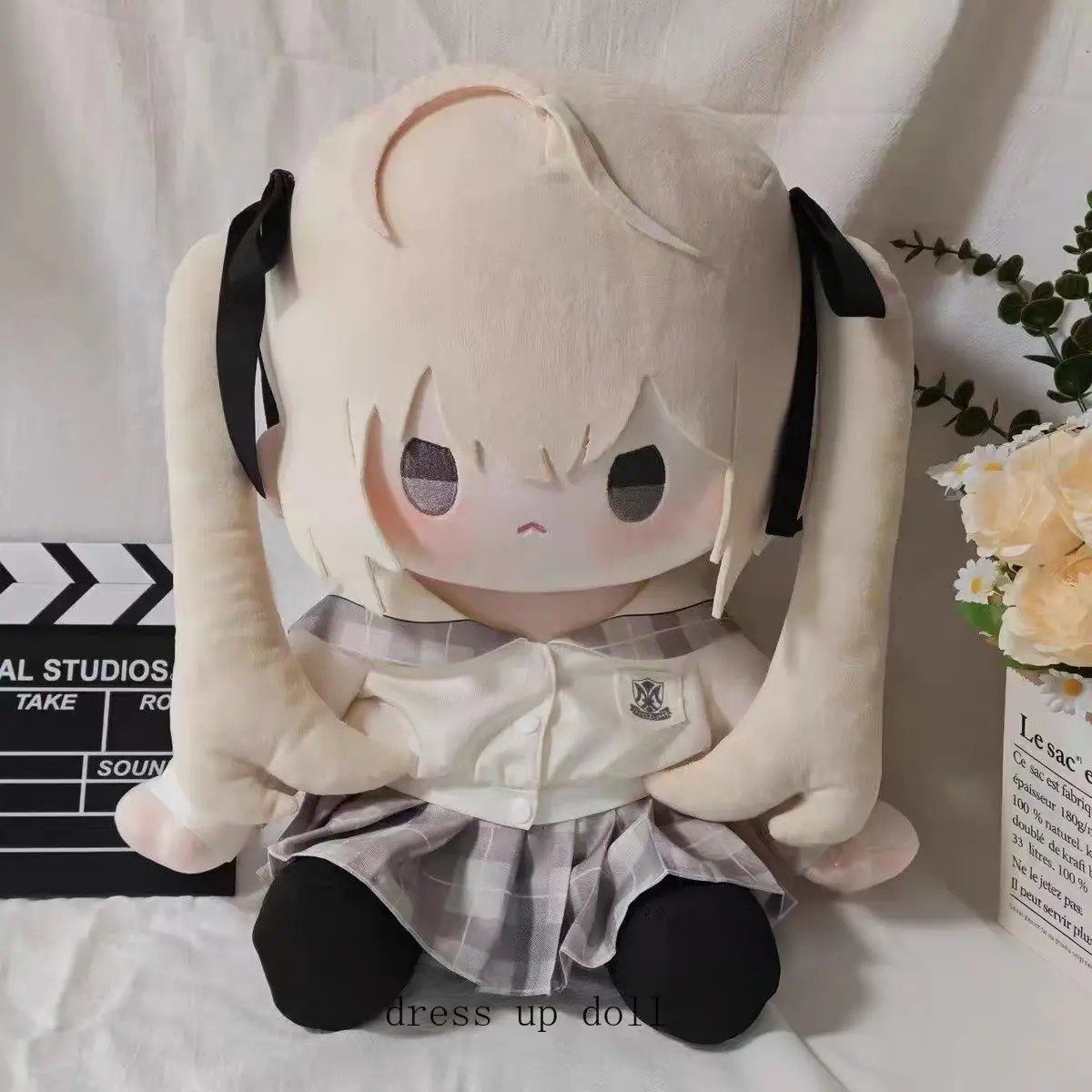 Kasugano Sora Cotton Doll Plush Plushie 40cm Anime Cosplay Cartoon Sitting Posture Stuffed Cotton Toys Pillow Fans Xmas Gift