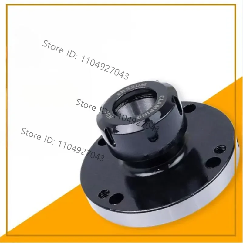 Cartridge ER16 ER50 ER25 ER32 ER40 125mm 80mm 100mm Mini Flange Four Axis Collet Fixture Chuck For CNC Milling Lathe Tool