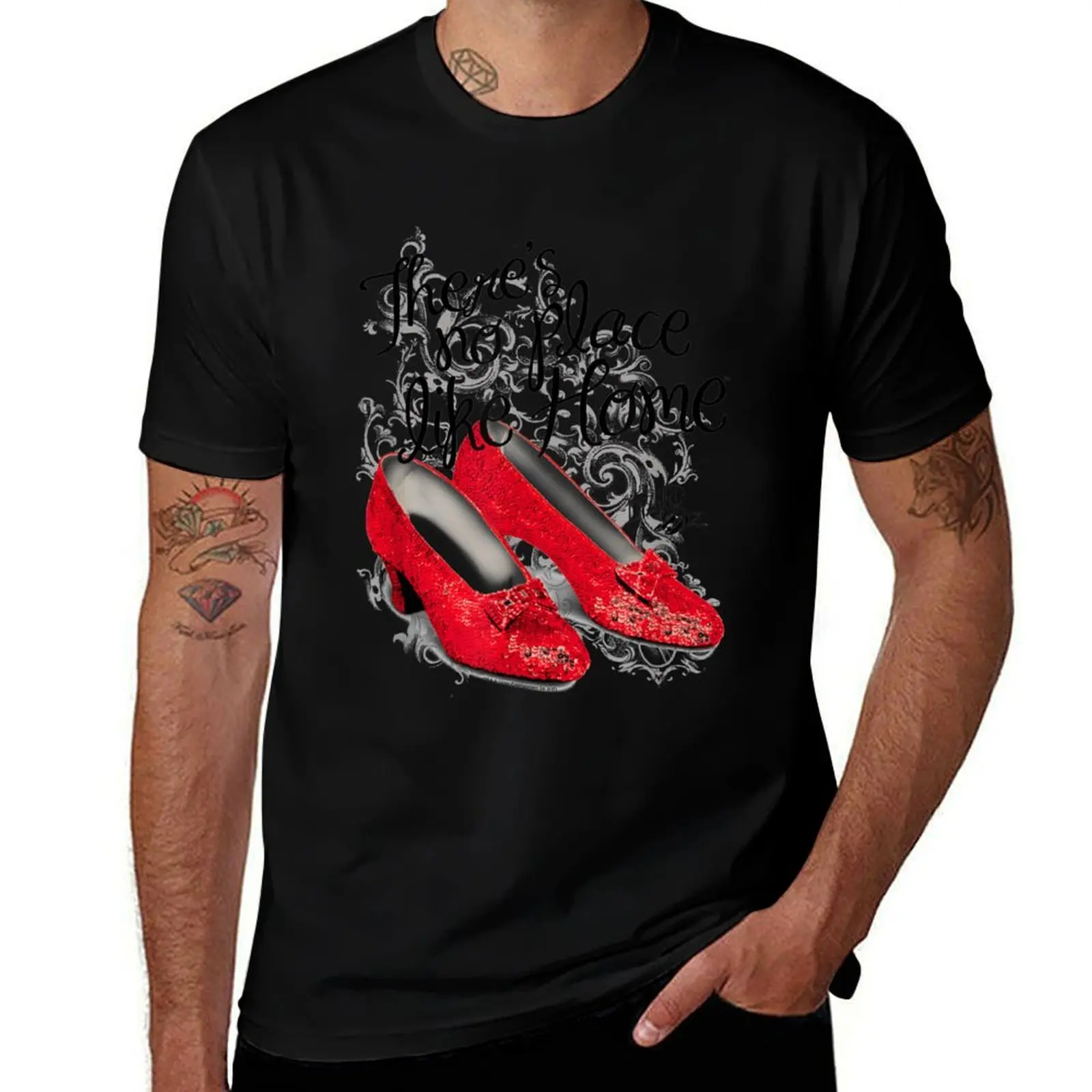 

The Wizard of Oz Ruby Slippers T-Shirt Casual Daily Graphic Tee