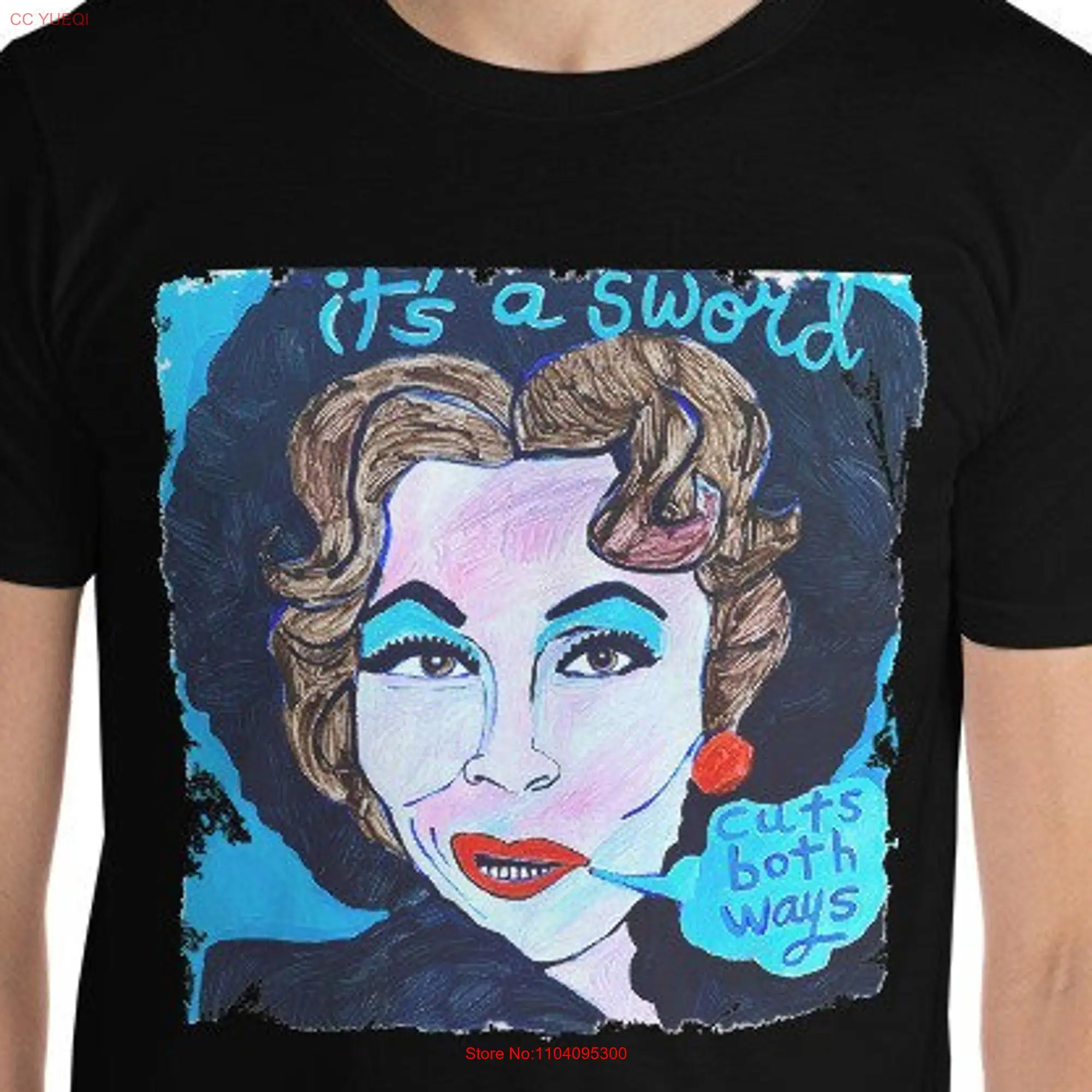 Mommie Dearest T Shirt Sword Cuts Both Ways Joan Crawford Mildred Pierce Whatever Happened Baby Jane No Wire Hangers Boys Booze