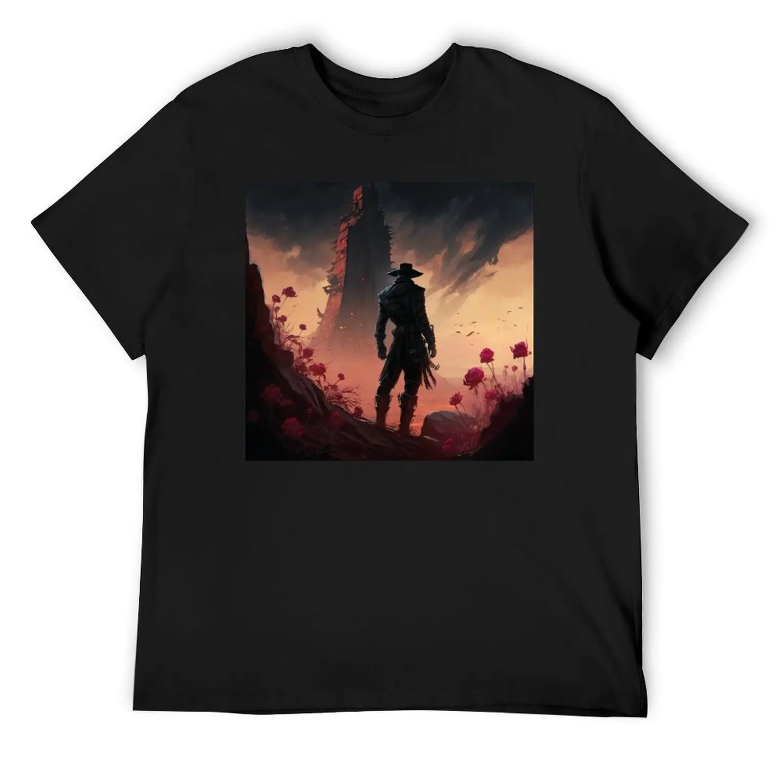 

the dark tower T-Shirt blanks boys animal print sweat basketball graphic tees mens t shirts pack