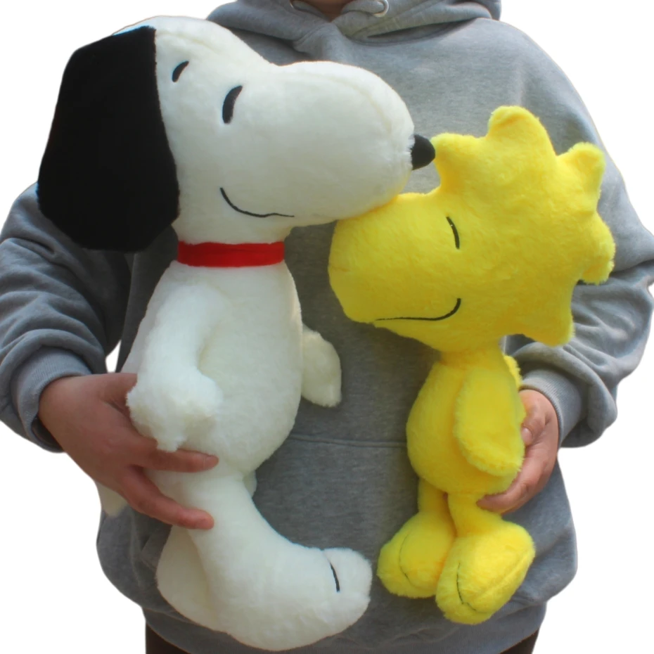 

2piece snoopy and Woodstock cute bird Plush soft toys snoopy dog stuffed dolls Christmas gift birthday gift