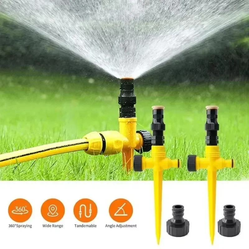 

1pc Adjustable 360 Degree Sprinkler Automatic Lawn Irrigation Head in-ground Sprinkler Irrigation Device Garten Water Sprinkler